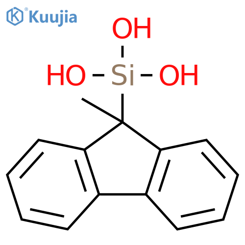 Silanetriol, (9-methyl-9H-fluoren-9-yl)- structure