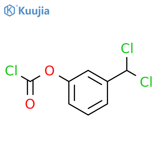 Carbonochloridic acid, 3-(dichloromethyl)phenyl ester structure