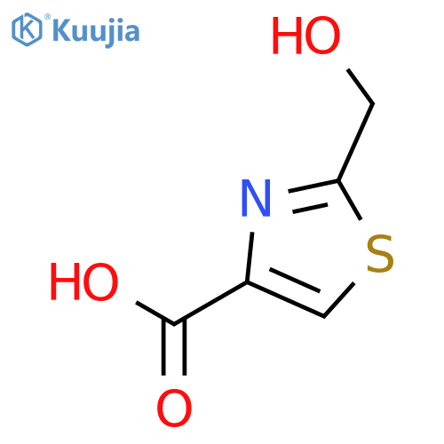 2-(hydroxymethyl)-1,3-thiazole-4-carboxylic acid structure