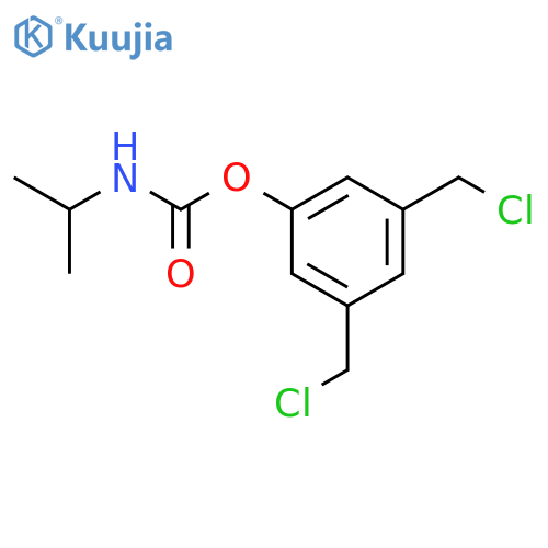 Carbamic acid,(1-methylethyl)-, 3,5-bis(chloromethyl)phenyl ester (9CI) structure