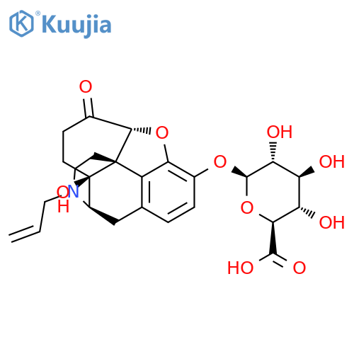 b-D-Glucopyranosiduronic acid, (5a)-4,5-epoxy-14-hydroxy-6-oxo-17-(2-propenyl)morphinan-3-yl structure