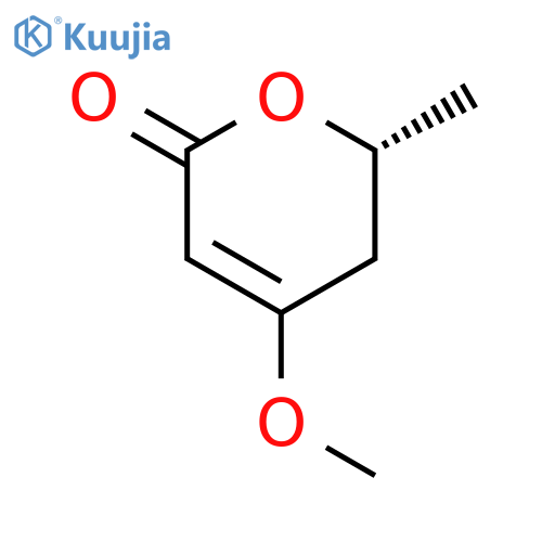 (R)-5,6-Dihydro-4-methoxy-6-methyl-2H-pyran-2-one structure