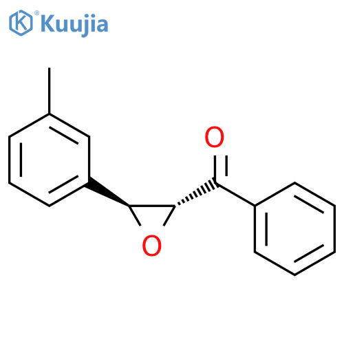 Methanone, [(2R,3S)-3-(3-methylphenyl)oxiranyl]phenyl- structure