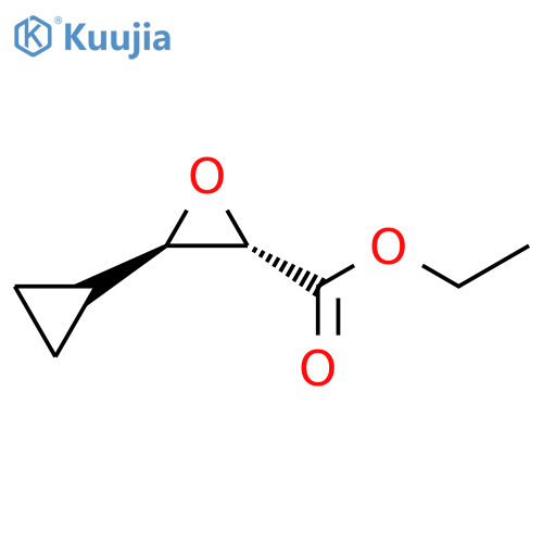 2-Oxiranecarboxylicacid, 3-cyclopropyl-, ethyl ester, (2S,3R)- structure