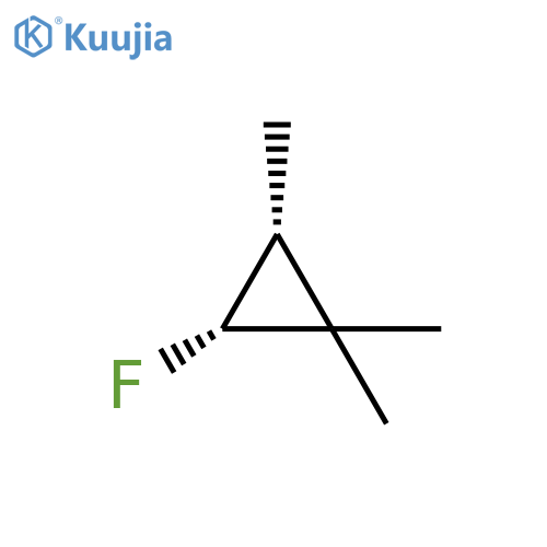 Cyclopropane, 2-fluoro-1,1,3-trimethyl-, (2R,3R)-rel- structure