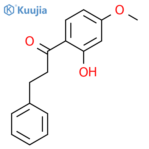 1-(2-hydroxy-4-methoxyphenyl)-3-phenylpropan-1-one structure