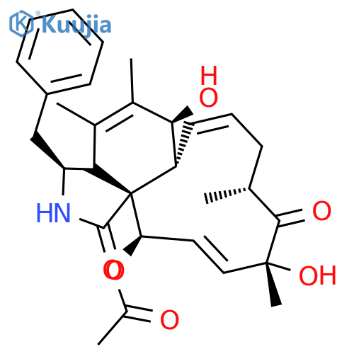 Cytochalasin C structure