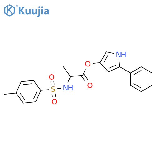 3-(N-Tosyl-L-alaninyloxy)-5-phenylpyrrole structure