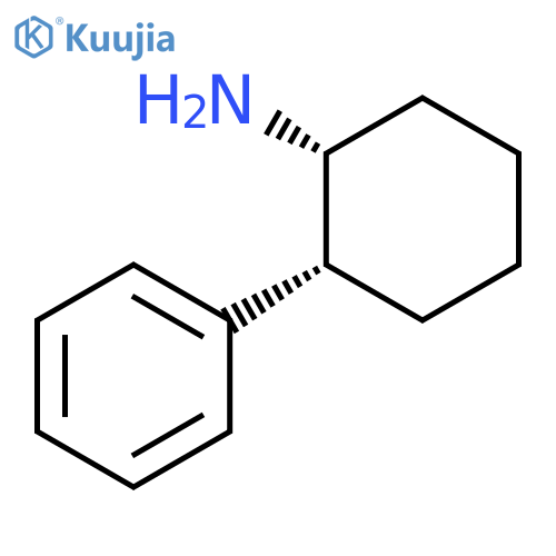 Cyclohexanamine, 2-phenyl-, (1R,2R)-rel- structure