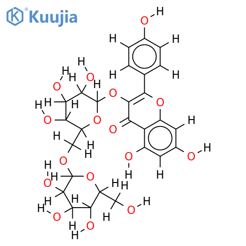 Kaempferol 3-O-gentiobioside structure