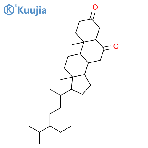 (5α)-Stigmastane-3,6-dione structure
