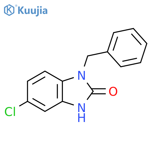 3-Benzyl-6-chloro-1H-benzimidazol-2-one structure