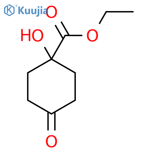 Ethyl 1-hydroxy-4-oxocyclohexane-1-carboxylate structure