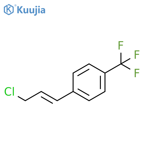 Benzene, 1-[(1E)-3-chloro-1-propenyl]-4-(trifluoromethyl)- structure