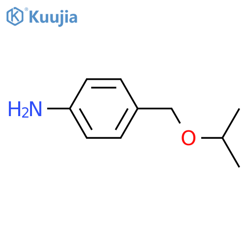 4-[(propan-2-yloxy)methyl]aniline structure