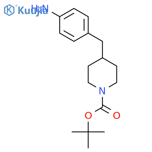 1-Boc-4-(4-aminobenzyl)piperidine structure
