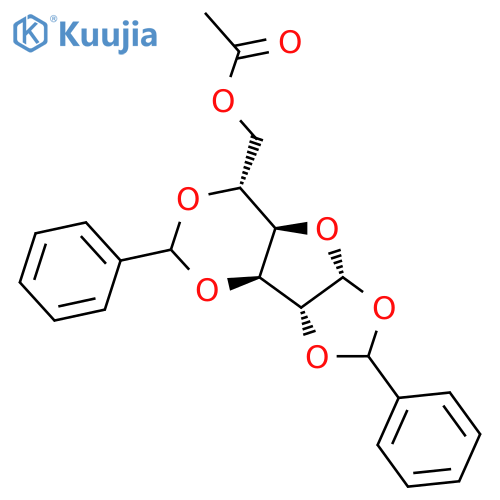 [(1S,2R,6R,8R,9R)-4,11-Diphenyl-3,5,7,10,12-pentaoxatricyclo[6.4.0.02,6]dodecan-9-yl]methyl acetate structure