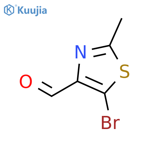 5-Bromo-2-methylthiazole-4-carbaldehyde structure