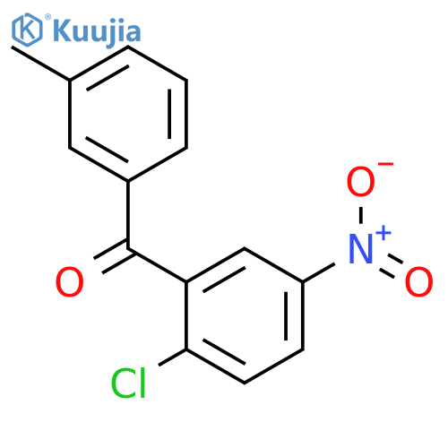Methanone, (2-chloro-5-nitrophenyl)(3-methylphenyl)- structure