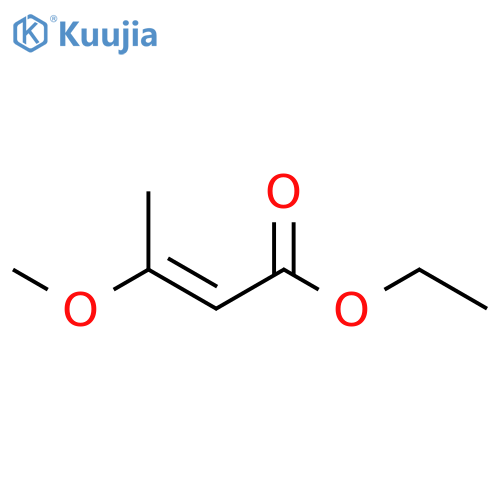 2-Butenoic acid,3-methoxy-, ethyl ester, (2E)- structure