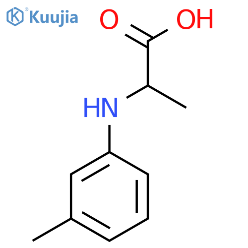 2-m-Tolylamino propionic acid structure