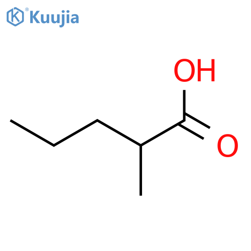 2-methylvaleric acid structure