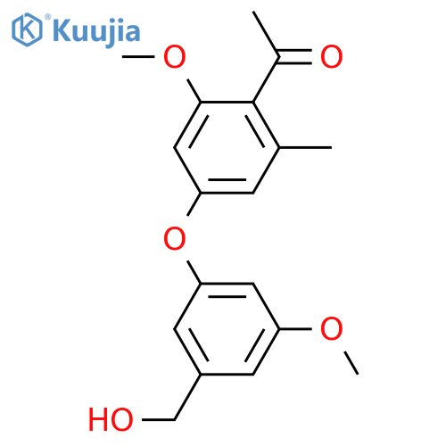 4-Acetyl-3,3'-dimethoxy-5,5'-dimethyldiphenyl ether; 1''-Hydroxy structure