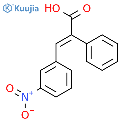 3-(3-Nitrophenyl)-2-phenylacrylic acid structure