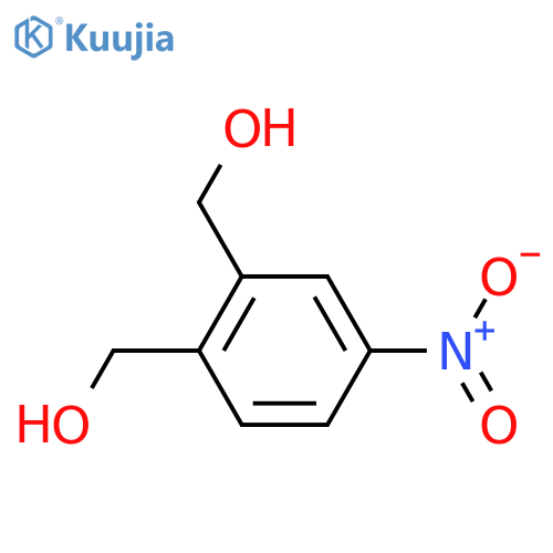 (4-Nitro-1,2-phenylene)dimethanol structure
