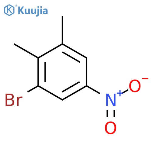 1-Bromo-2,3-dimethyl-5-nitrobenzene structure