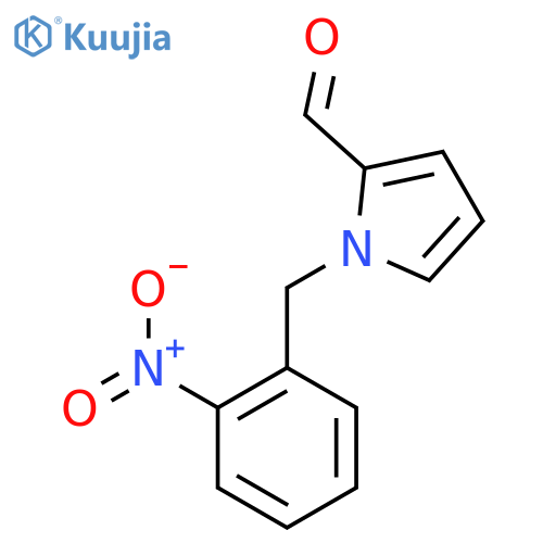 1-(2-Nitrobenzyl)-1H-pyrrole-2-carbaldehyde structure