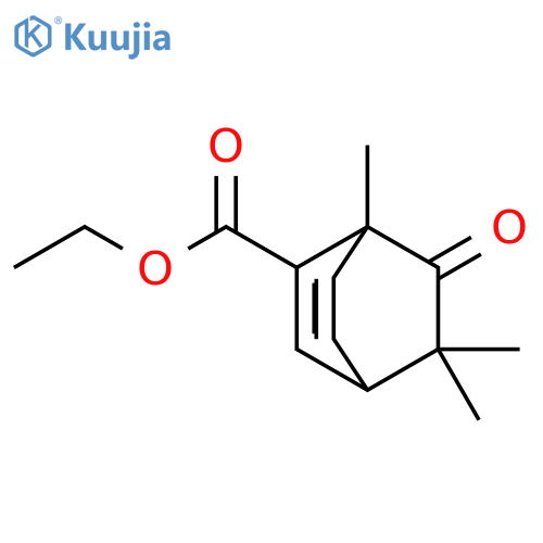 Bicyclo[2.2.2]octa-2,5-diene-2-carboxylic acid, 1,8,8-trimethyl-7-oxo-,ethyl ester structure