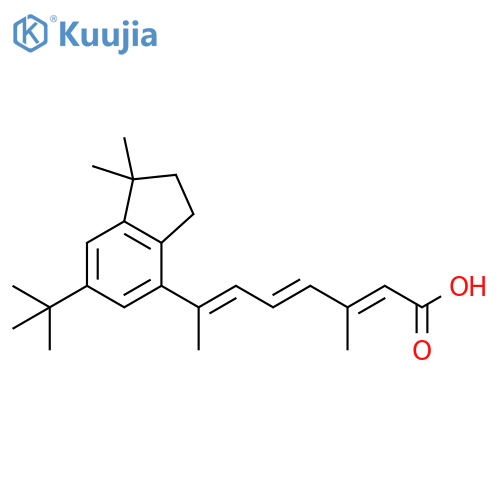 2,4,6-Octatrienoic acid,7-[6-(1,1-dimethylethyl)-2,3-dihydro-1,1-dimethyl-1H-inden-4-yl]-3-methyl-, (2E,4E,6E)- structure