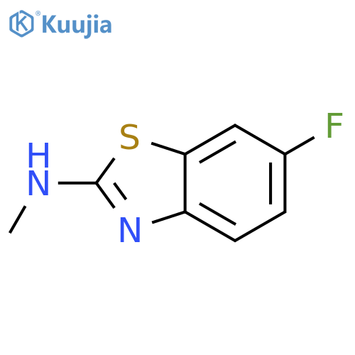 2-Benzothiazolamine,6-fluoro-N-methyl- structure