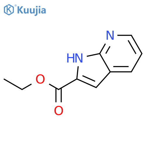 Ethyl 1H-pyrrolo[2,3-b]pyridine-2-carboxylate structure