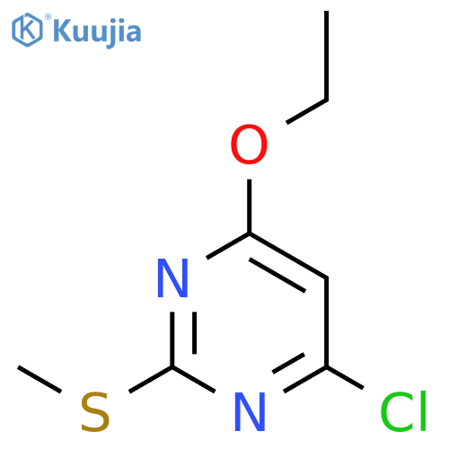 4-Chloro-6-ethoxy-2-methylsulfanyl-pyrimidine structure