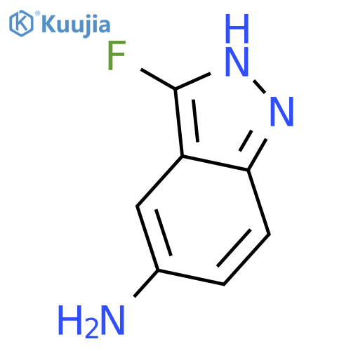 1H-Indazol-5-amine,3-fluoro- structure