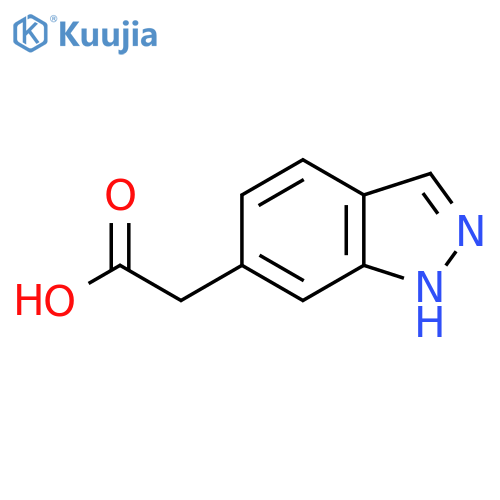 2-(1H-Indazol-6-yl)acetic acid structure
