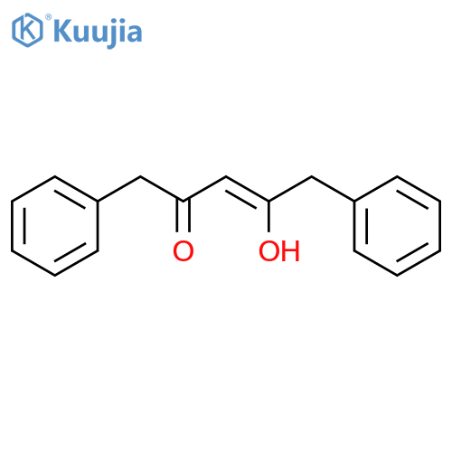 3-Penten-2-one, 4-hydroxy-1,5-diphenyl-, (3Z)- structure