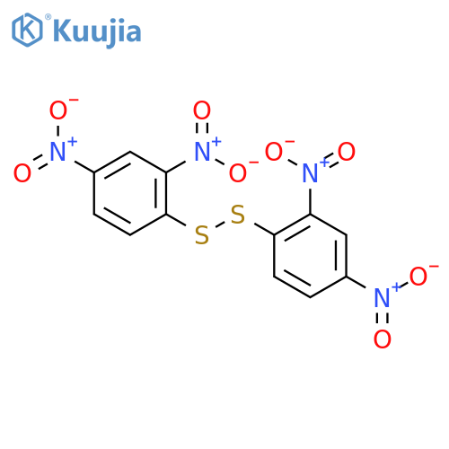Disulfide,bis(2,4-dinitrophenyl) structure