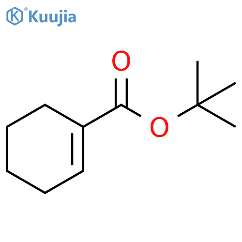 1-Cyclohexene-1-carboxylic acid, 1,1-dimethylethyl ester structure