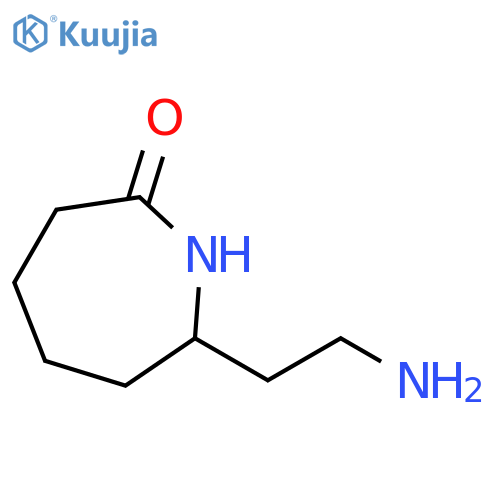 7-(2-aminoethyl)azepan-2-one structure