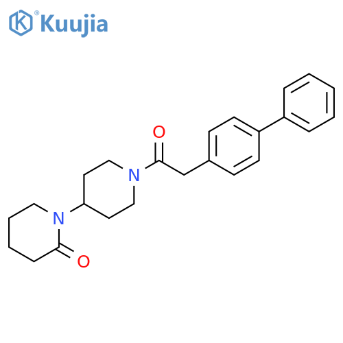 1'-(2-{[1,1'-biphenyl]-4-yl}acetyl)-[1,4'-bipiperidin]- 2-one structure