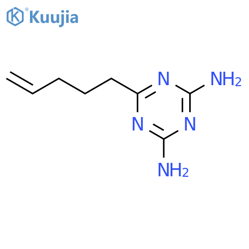 1,3,5-Triazine-2,4-diamine,6-(4-penten-1-yl)- structure
