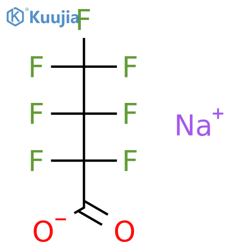 Sodium heptafluorobutyrate structure
