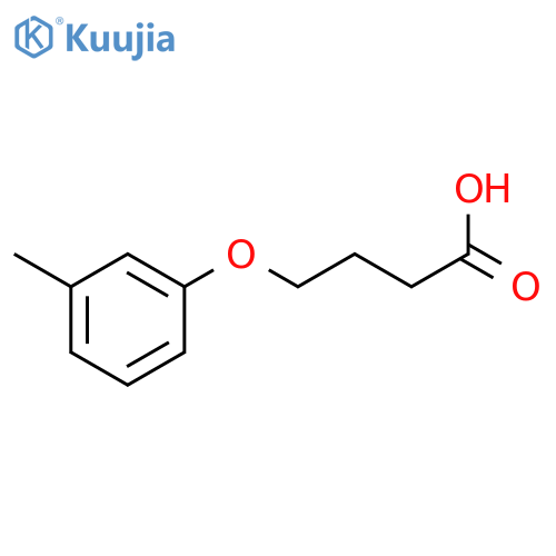 4-(3-Methylphenoxy)butanoic Acid structure