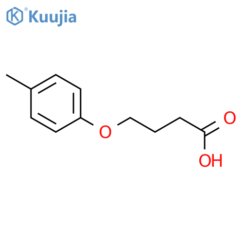 4-(4-methylphenoxy)butanoic acid structure