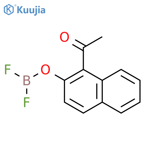 Ethanone, 1-[2-[(difluoroboryl)oxy]-1-naphthalenyl]- structure