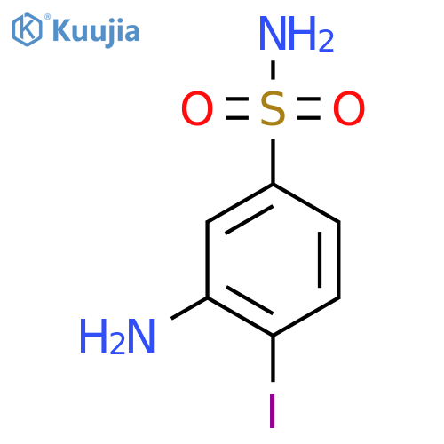 3-Amino-4-iodoBenzenesulfonamide structure