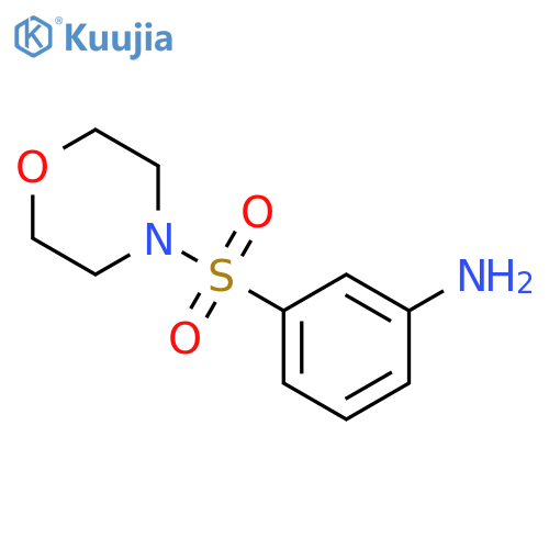 3-(morpholine-4-sulfonyl)aniline structure
